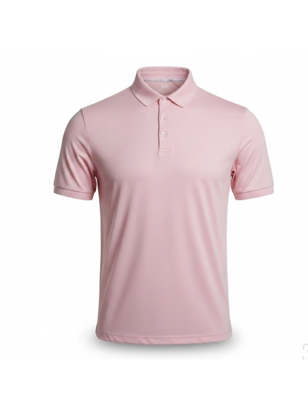 MSX By Michael Strahan Mens Pink Performance Polo Shirt Size XL